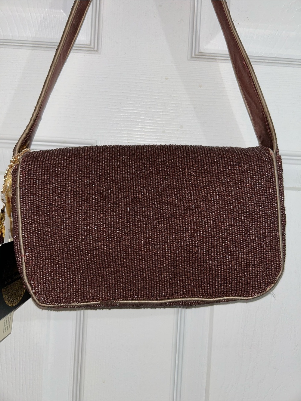 TJ Maxx beaded espresso martini purse - Picture 3 of 15